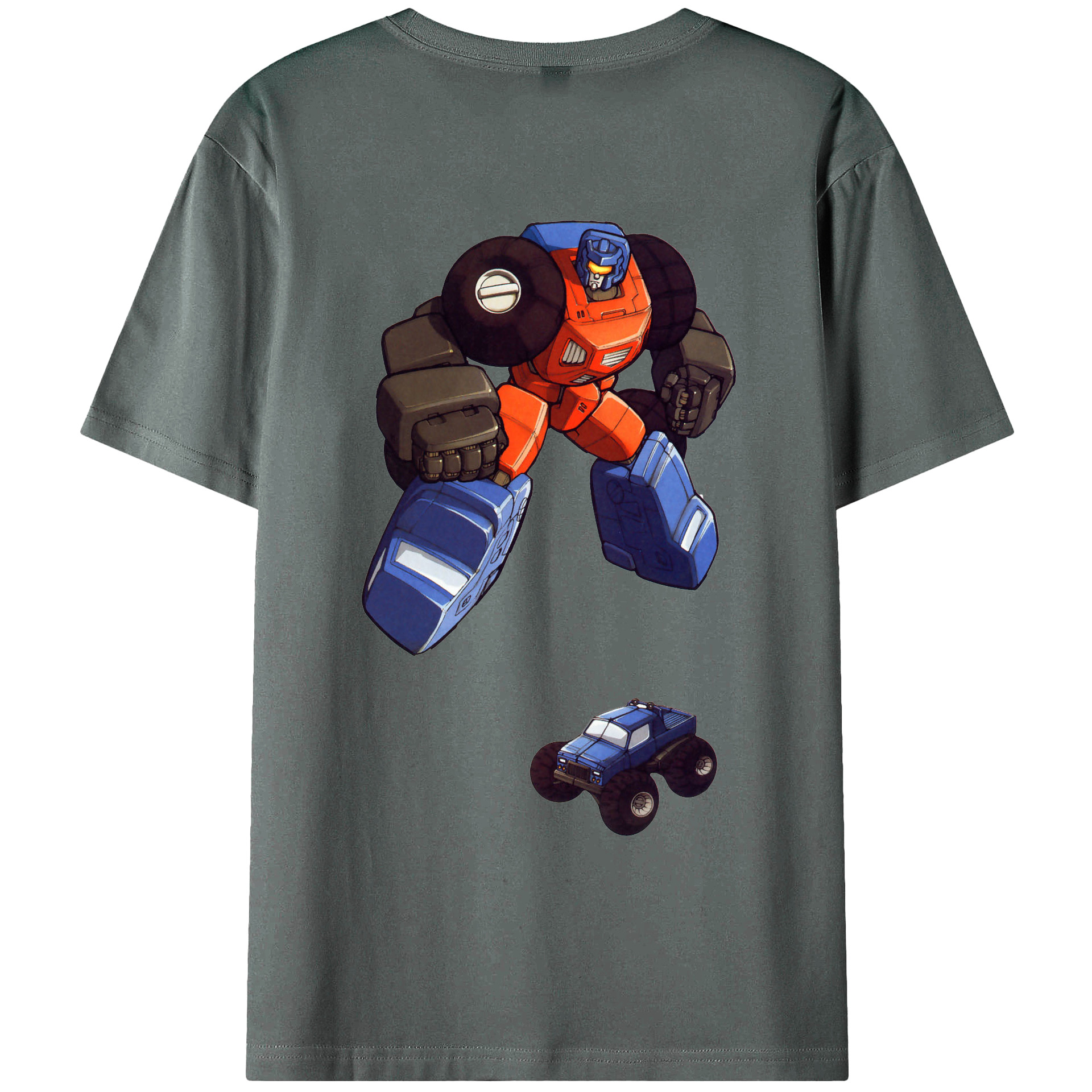 （画像用）  綿100％ メンズ半袖Tシャツ（バックプリント） 通気性